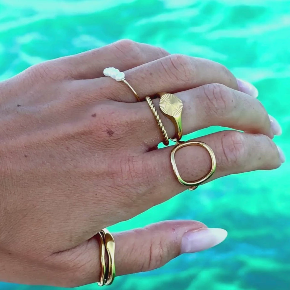 "Gemini" Stackable Rings