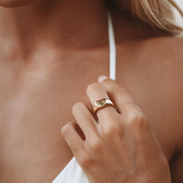 Heart Signet Ring