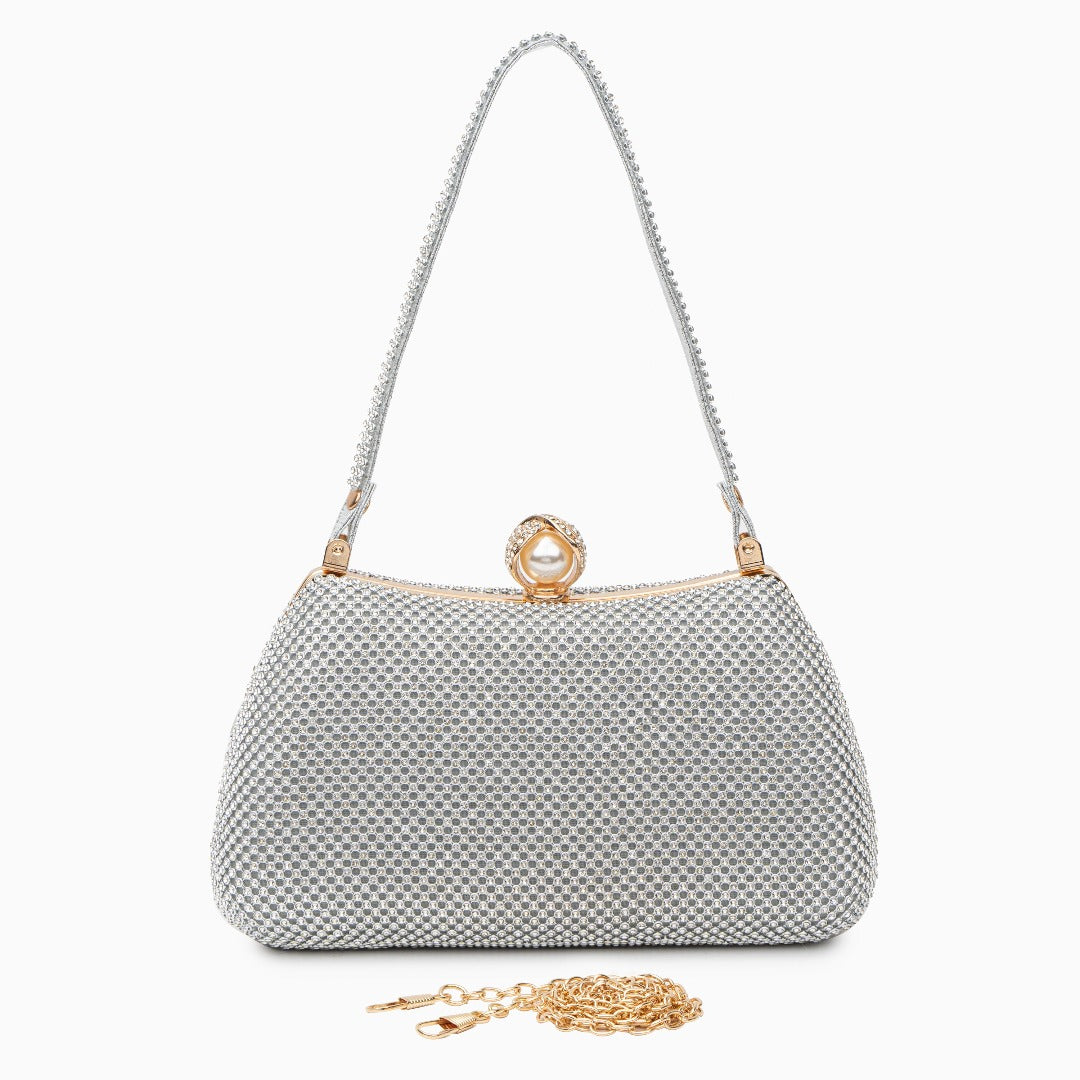 Vintage Rhinestones Glitter Handbag