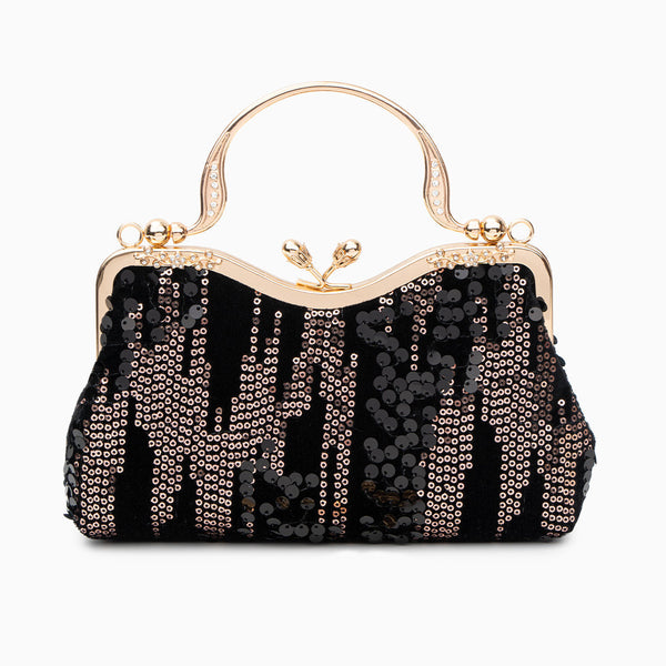 Alyannah Sequin Flannel Handbag