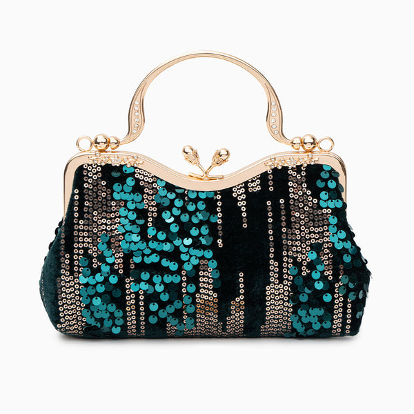 Alyannah Sequin Flannel Handbag