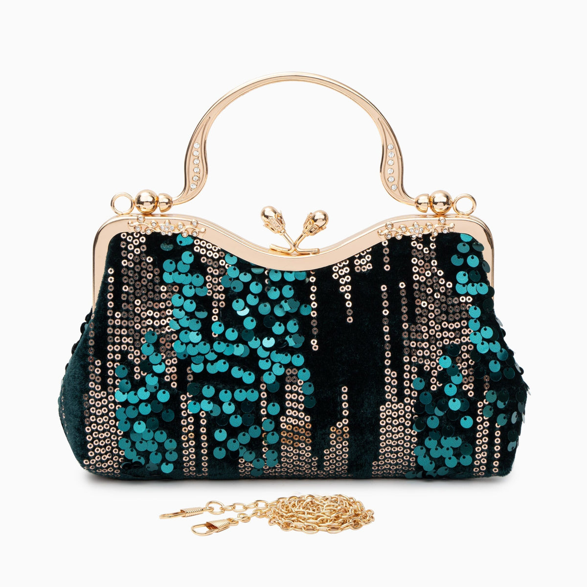 Alyannah Sequin Flannel Handbag