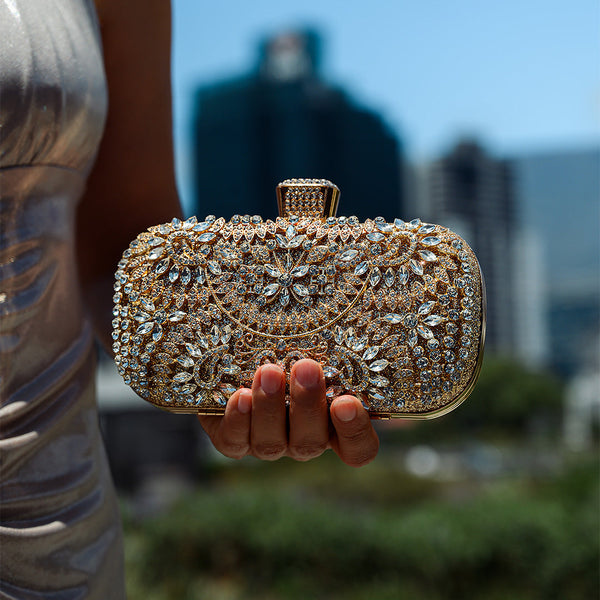 Luxurious Flower Clutch Bag