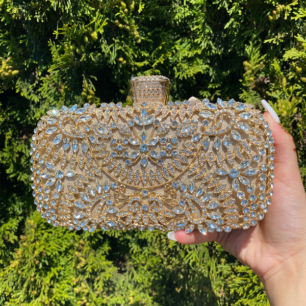 Luxurious Flower Clutch Bag