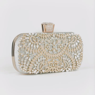 Luxurious Flower Clutch Bag