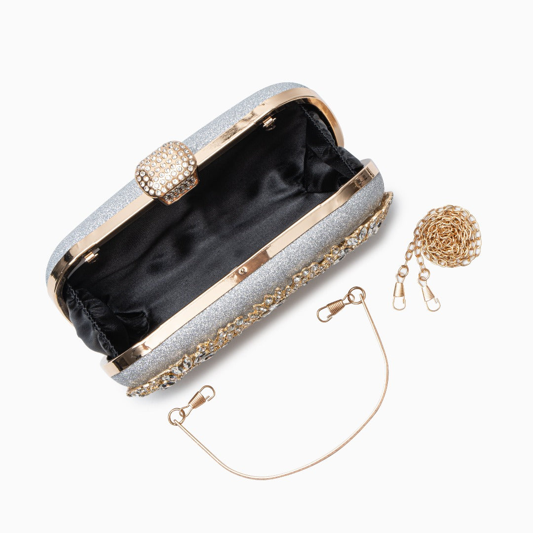 Luxurious Flower Clutch Bag