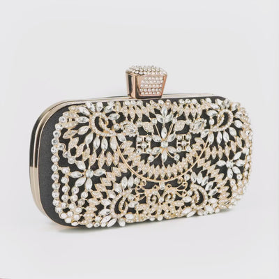 Luxurious Flower Clutch Bag