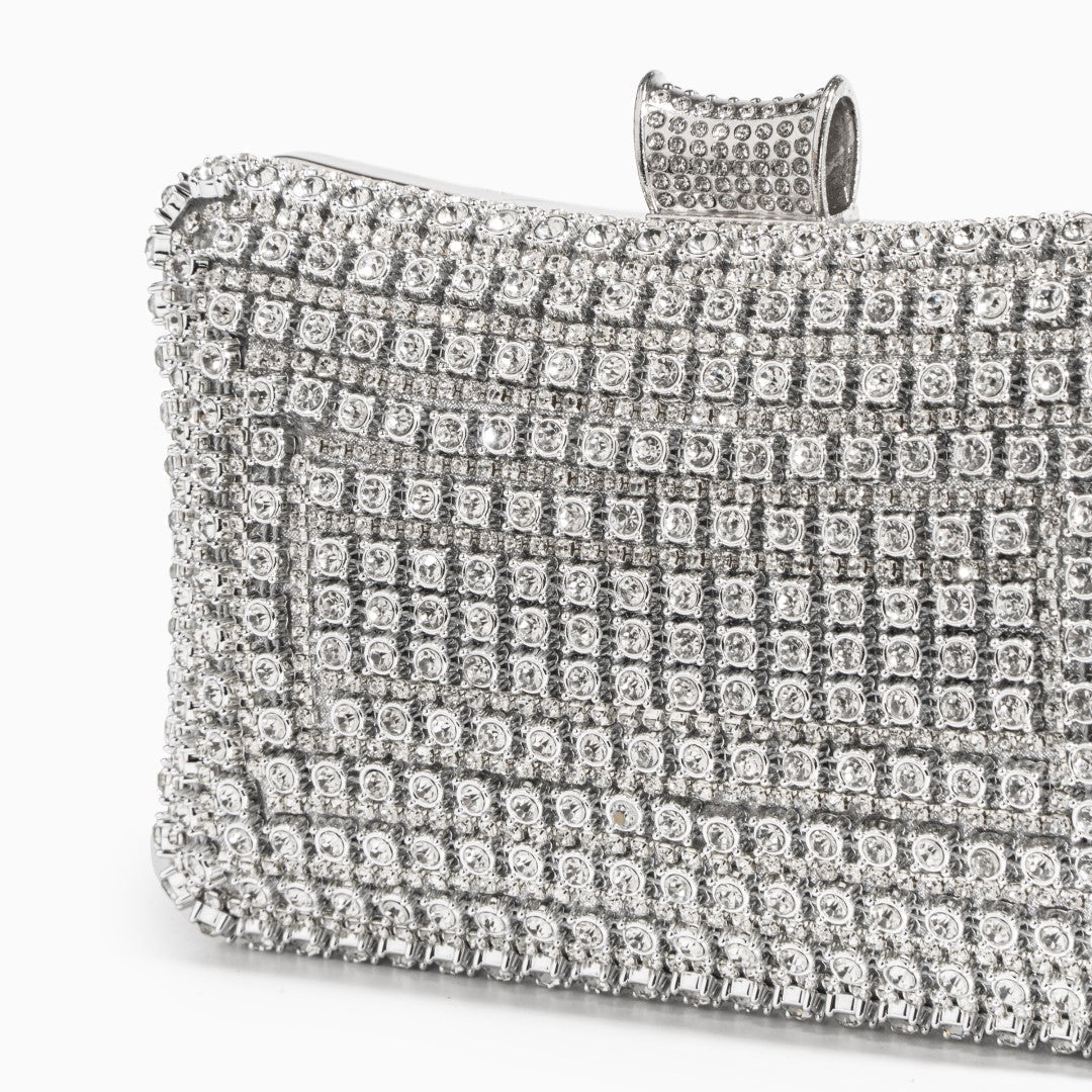 Canducha Diamonds Clutch Bag