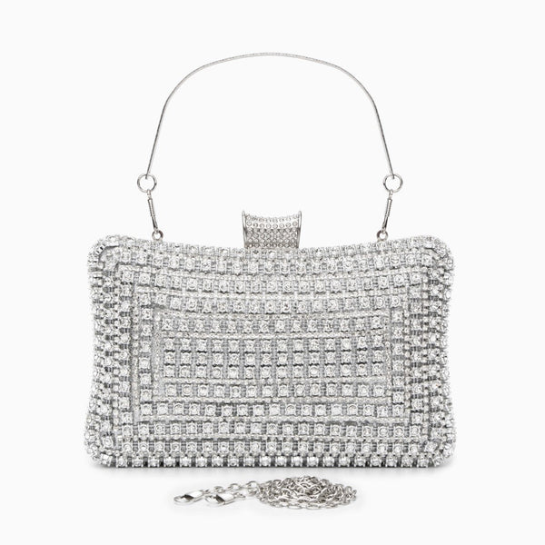 Canducha Diamonds Clutch Bag