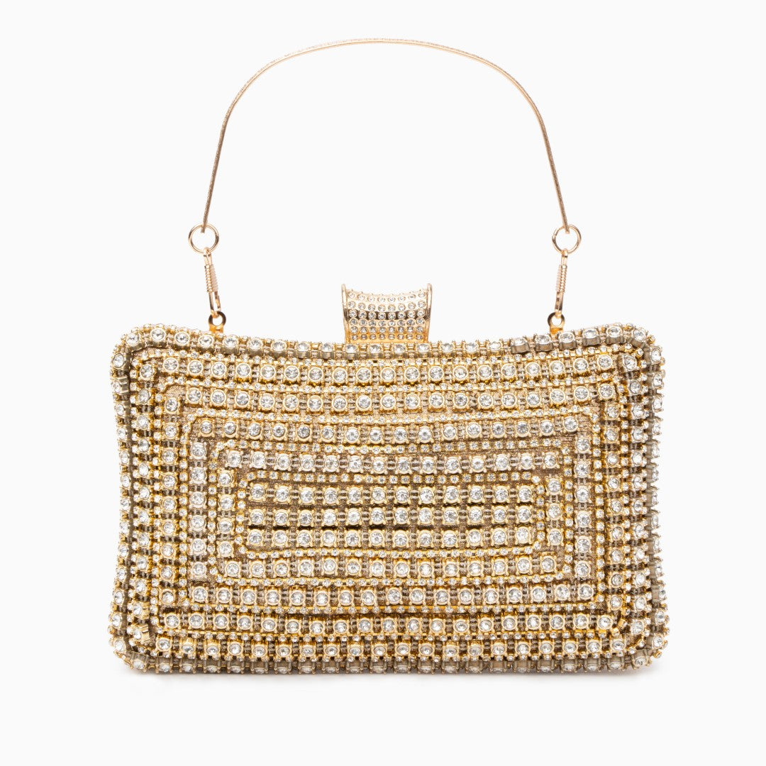 Canducha Diamonds Clutch Bag