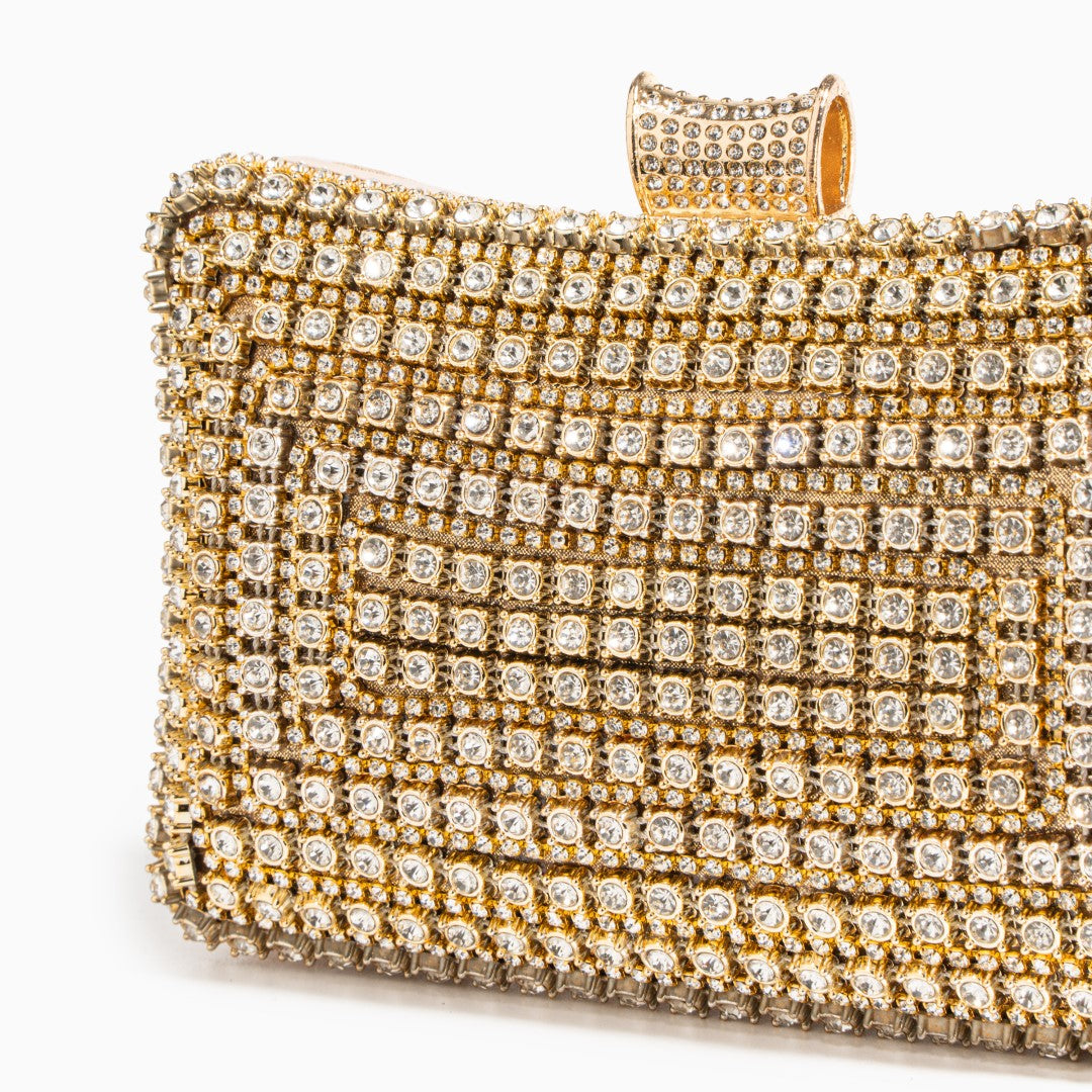 Canducha Diamonds Clutch Bag