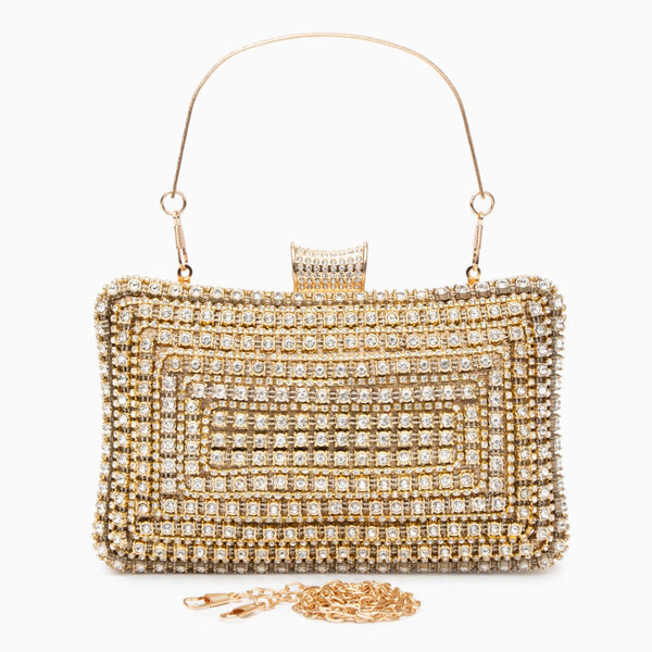 Canducha Diamonds Clutch Bag