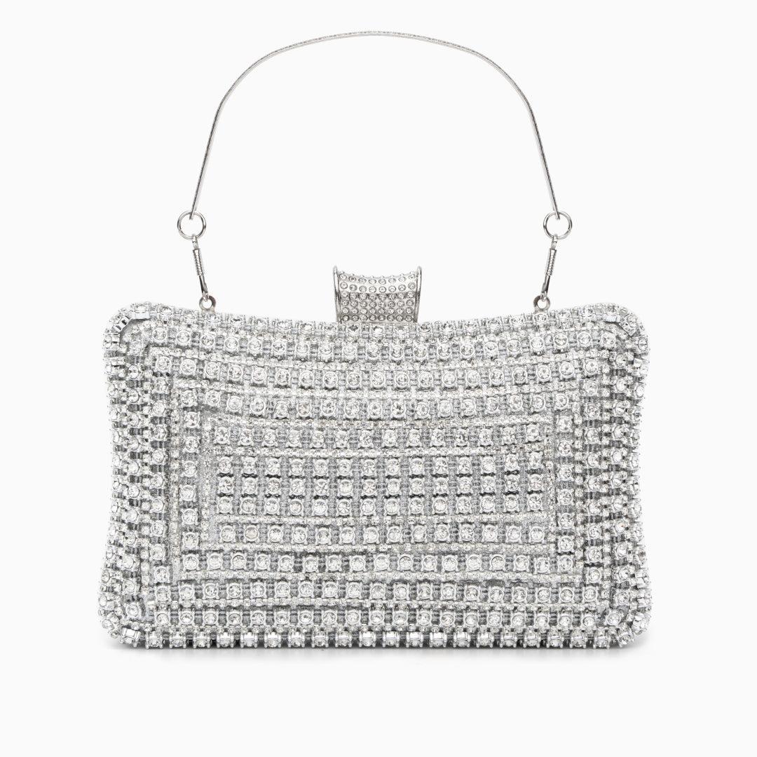 Canducha Diamonds Clutch Bag