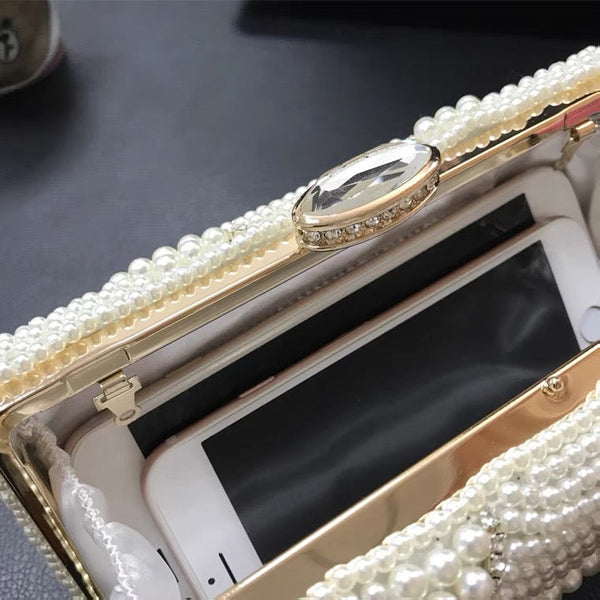 Violeta Pearl Clutch Bag