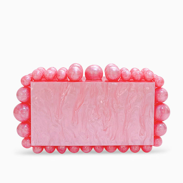 Acrylic Cloud Clutch Bag