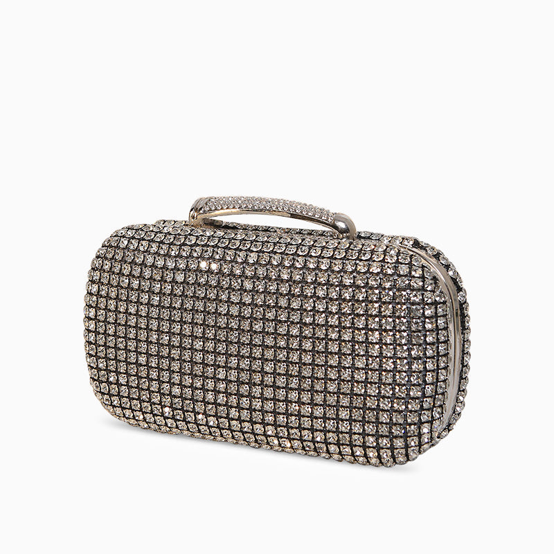 Sara Diamond Encrusted Clutch Bag