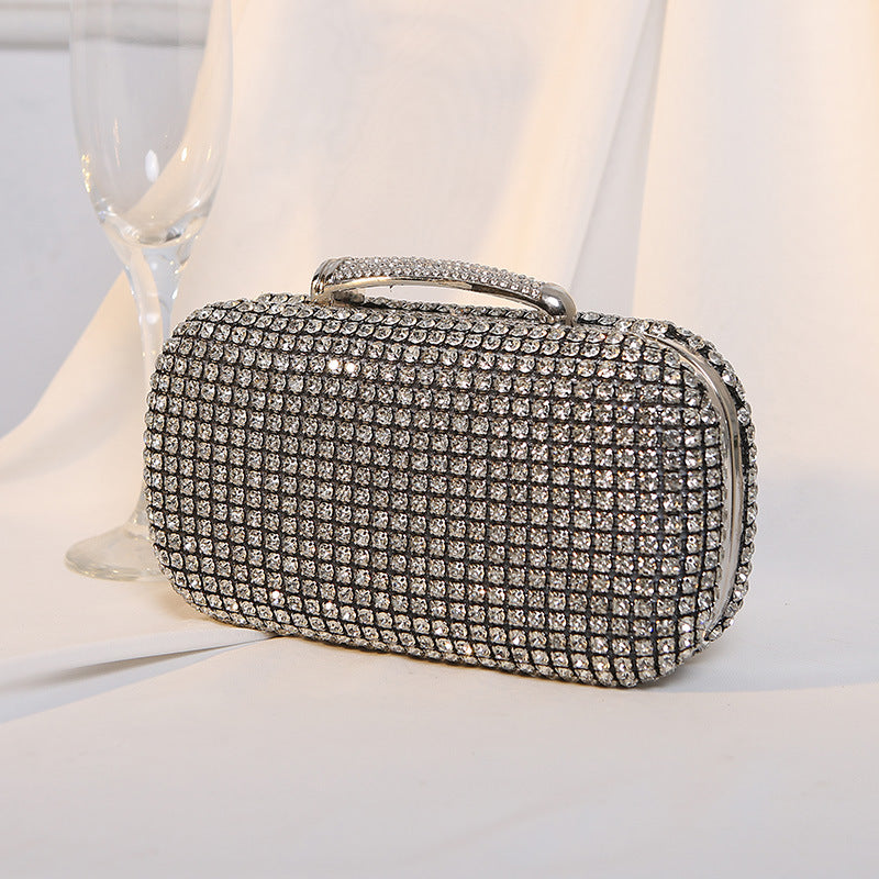 Sara Diamond Encrusted Clutch Bag