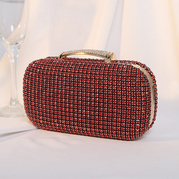 Sara Diamond Encrusted Clutch Bag