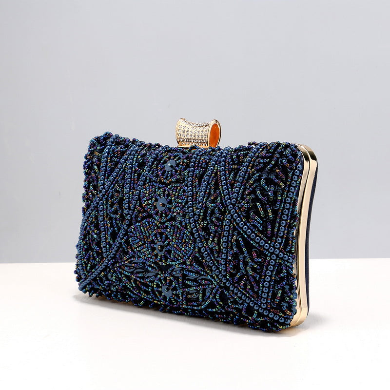 Kaia Luxury Beaded Clutch Bag