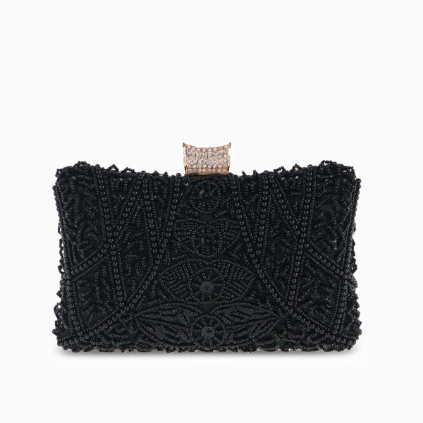 Kaia Luxury Beaded Clutch Bag