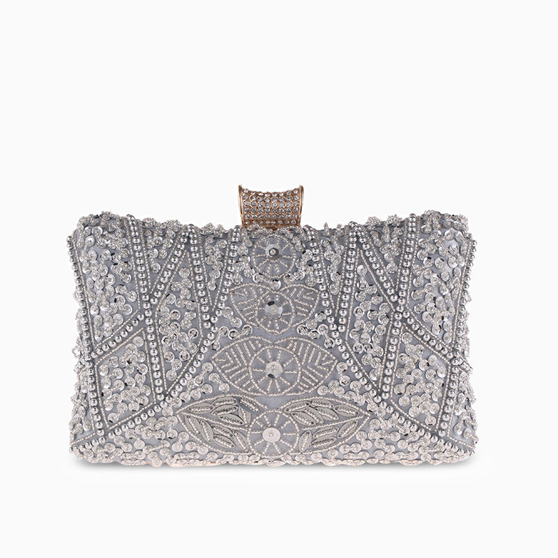 Kaia Luxury Beaded Clutch Bag