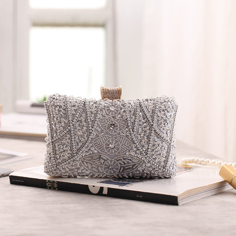 Kaia Luxury Beaded Clutch Bag