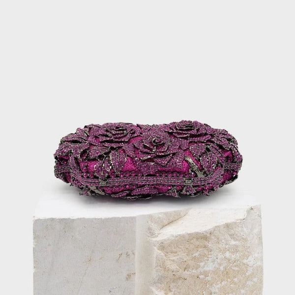 Cecilia Rose Clutch Bag - Purple