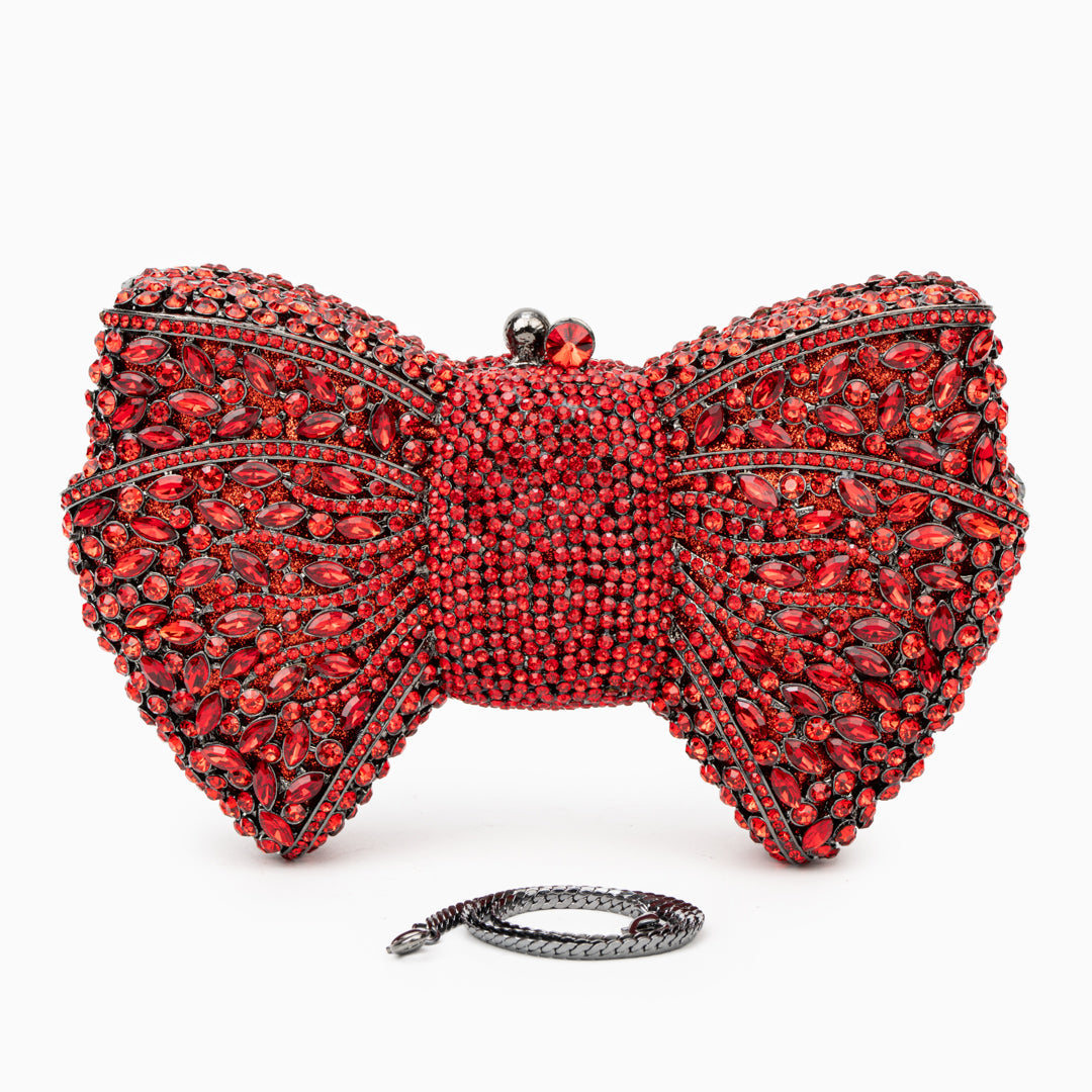 Isabella Clutch Bag - Red