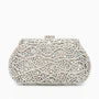 Juliet Rhinestones Clutch Bag - Silver