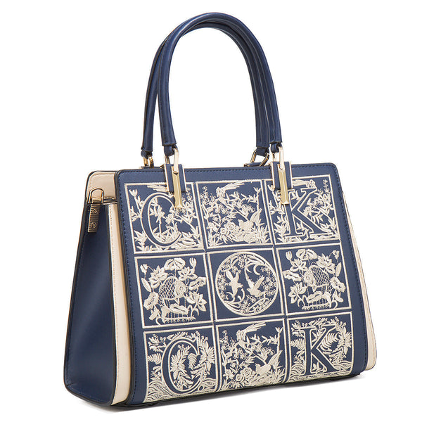 Havilah Embroidery Medium Tote Bag