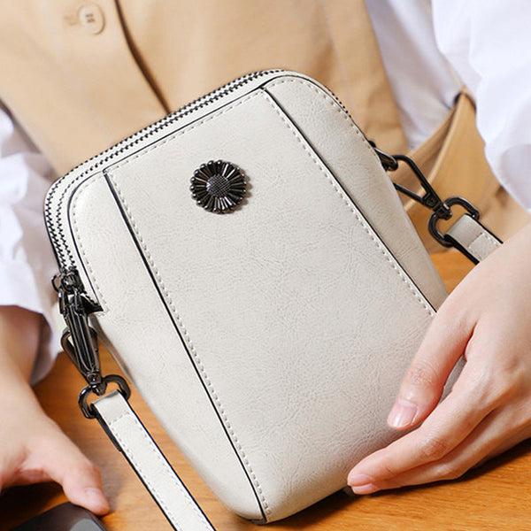 Irene Genuine Leather Crossbody Bag