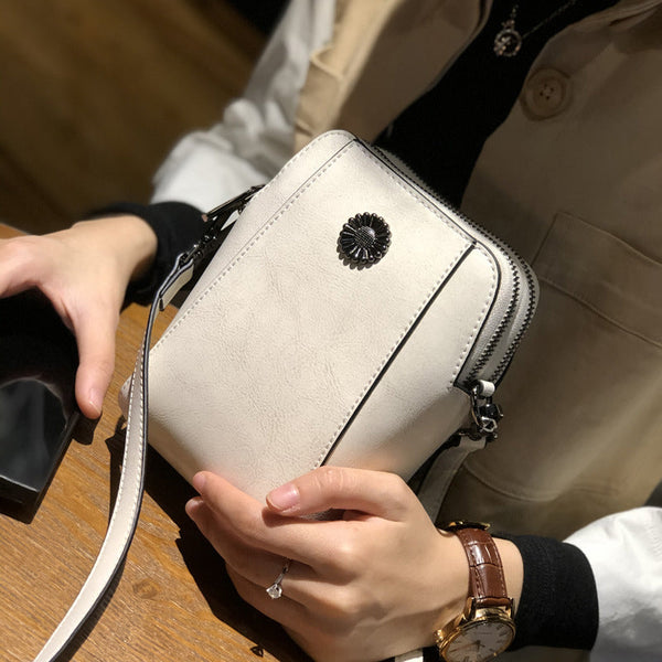 Irene Genuine Leather Crossbody Bag