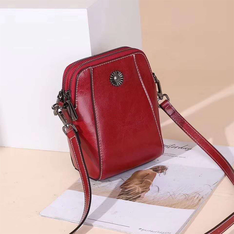 Irene Genuine Leather Crossbody Bag