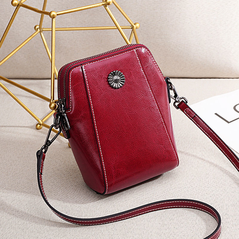 Irene Genuine Leather Crossbody Bag