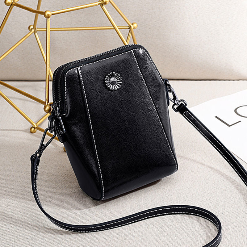 Irene Genuine Leather Crossbody Bag