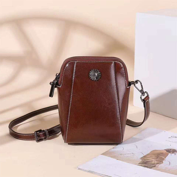 Irene Genuine Leather Crossbody Bag