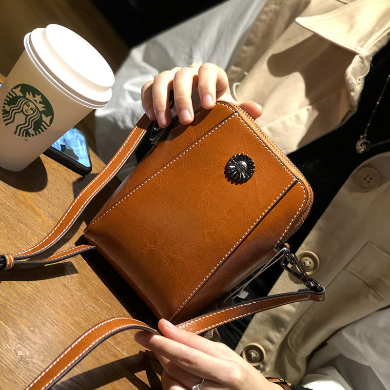 Irene Genuine Leather Crossbody Bag