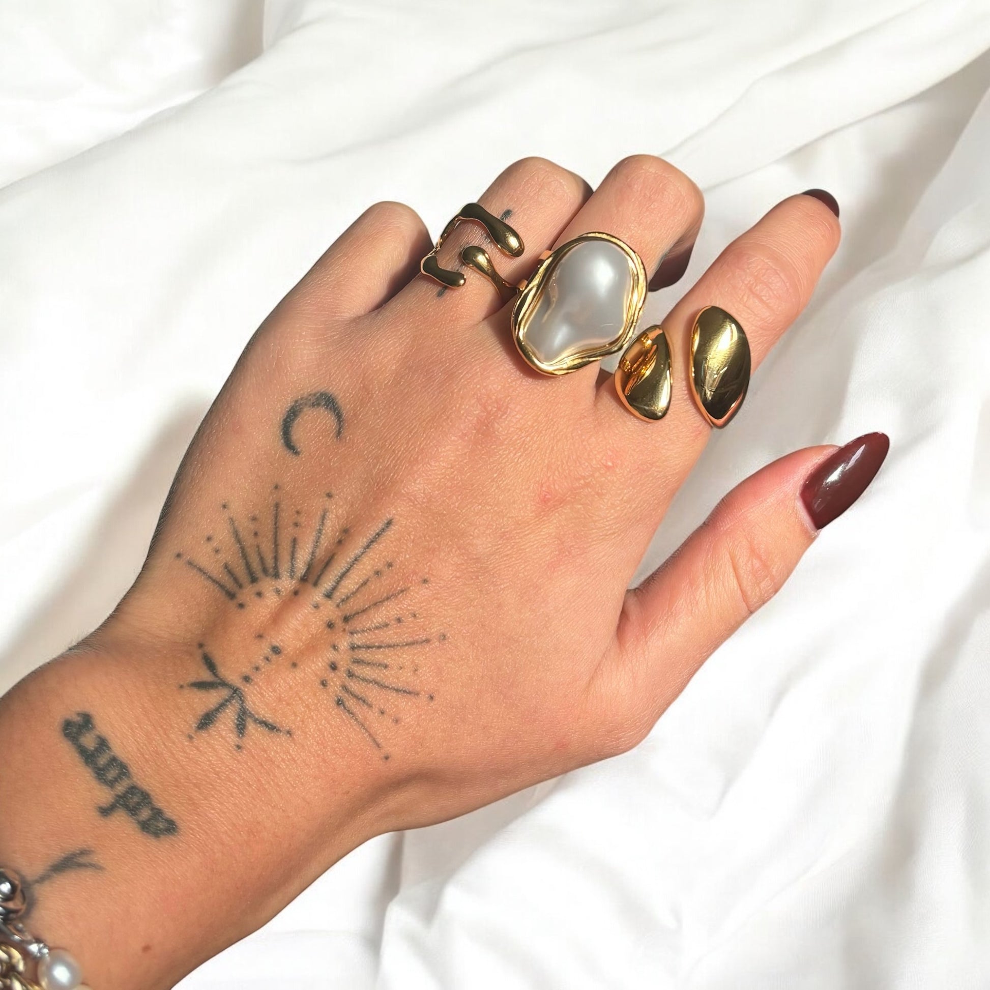 Anel Aurapearl (ajustável) 3