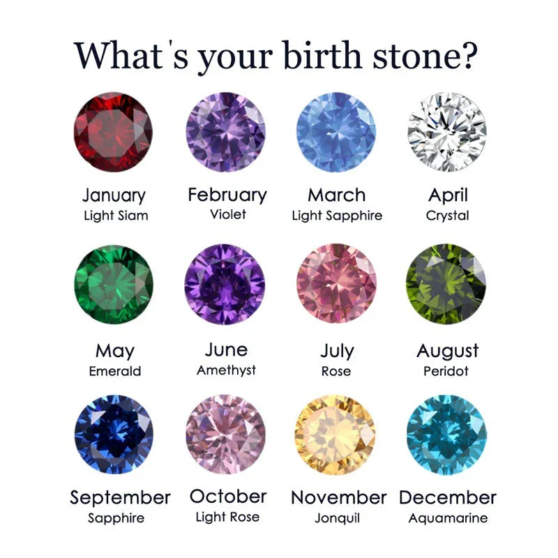 Anel empilhador Amelia Birthstone 6