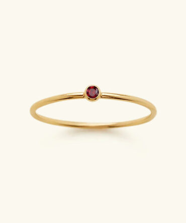 Anel empilhador Amelia Birthstone 1