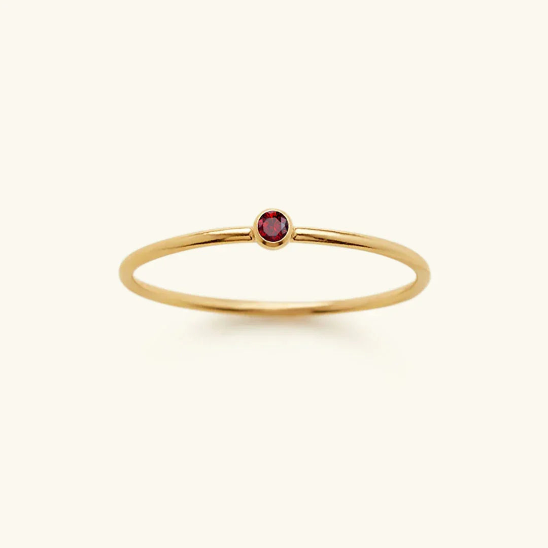 Anel empilhador Amelia Birthstone
