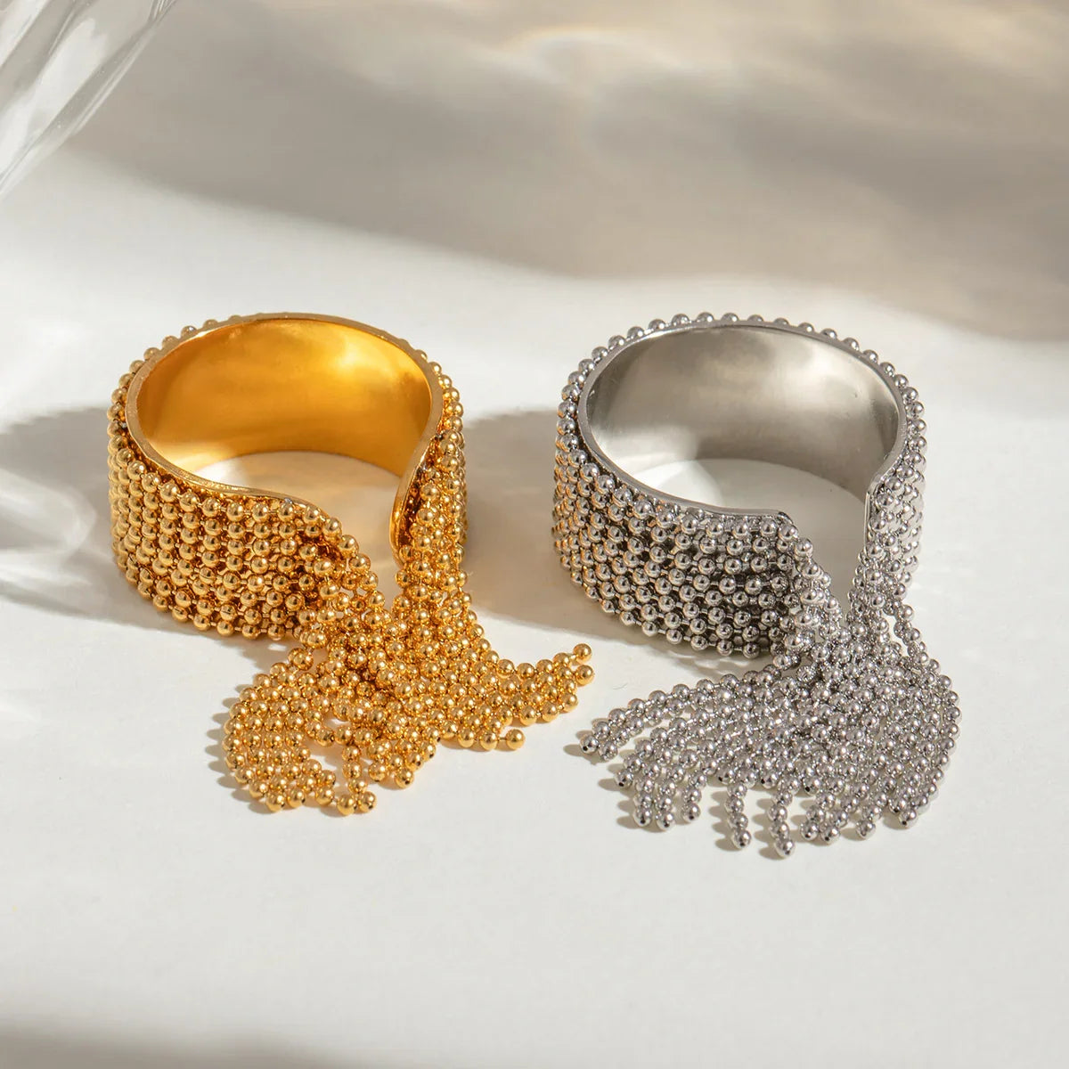 Anel de borla de ouro Krystelle 5