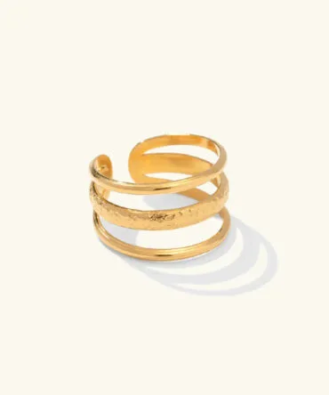 Anel de ouro Shirley