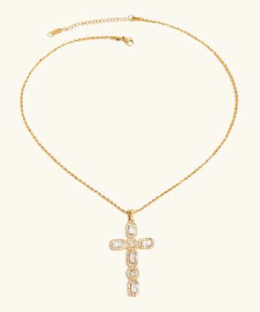 Colar Cruz de Diamante Evangelina