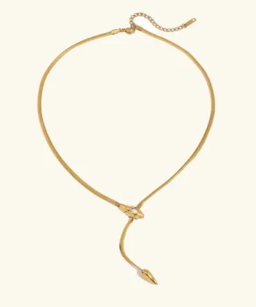 Pingente Serpentina Dourado Zarelle