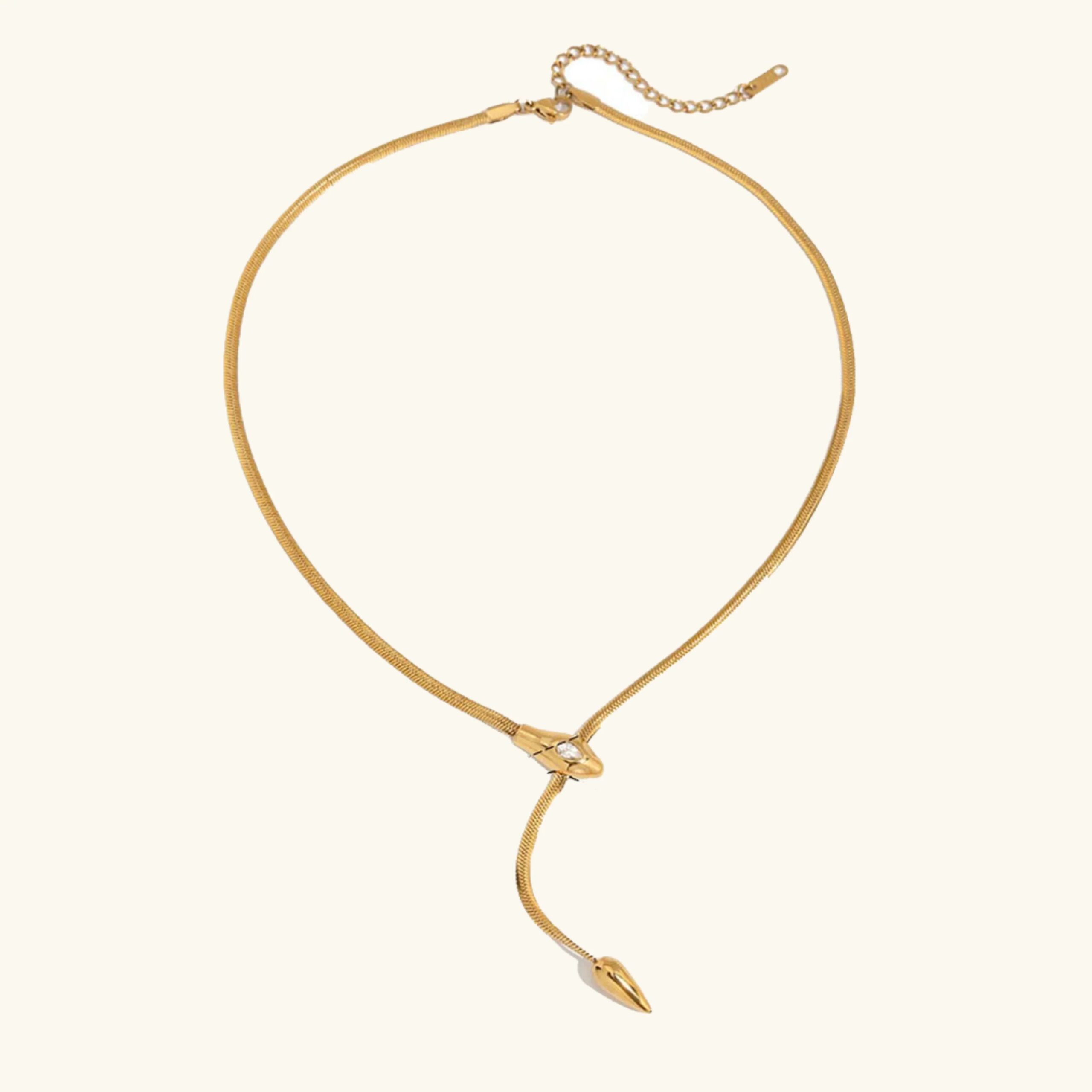 Pingente Serpentina Dourado Zarelle