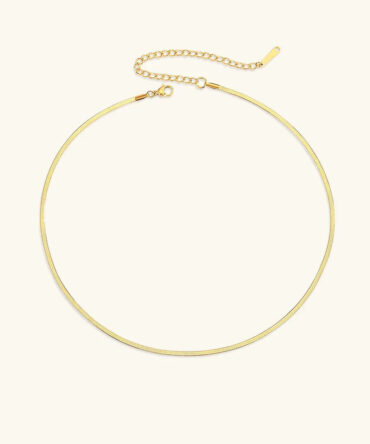 Colar Espinha de Peixe Elizabeth Dourado 1