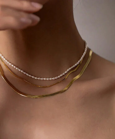 Gargantilha de pérolas de água doce Avaria 2