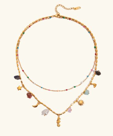 Colar em camadas Cambria Coastal Charm