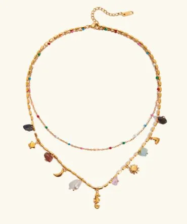 Colar em camadas Cambria Coastal Charm